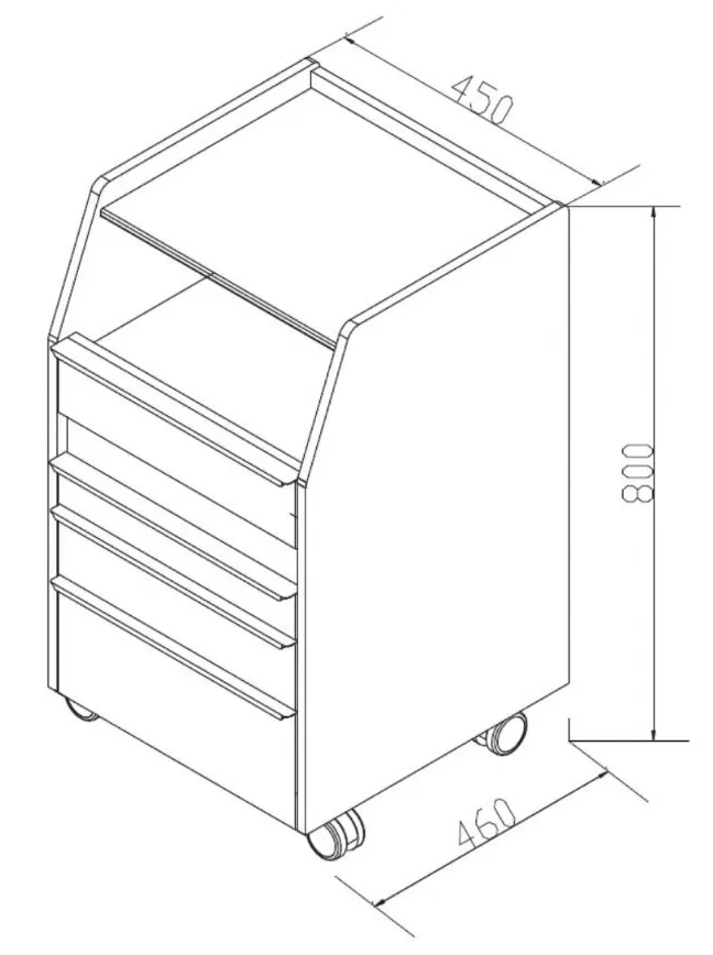 Kosmetikwagen Modell 1 3